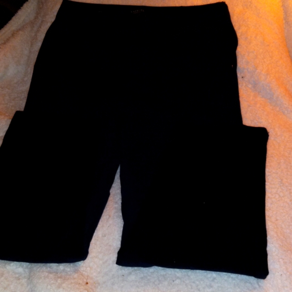 Black Crushed Velvet Pants